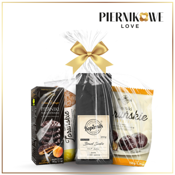 PIERNIKOWY ZESTAW Z KAWĄ 250 G - TANI ZESTAW